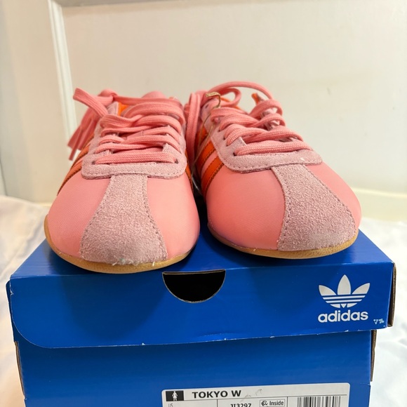Tokyo Low Top Suede Sneaker Pink spark, orange gold - Picture 8 of 11